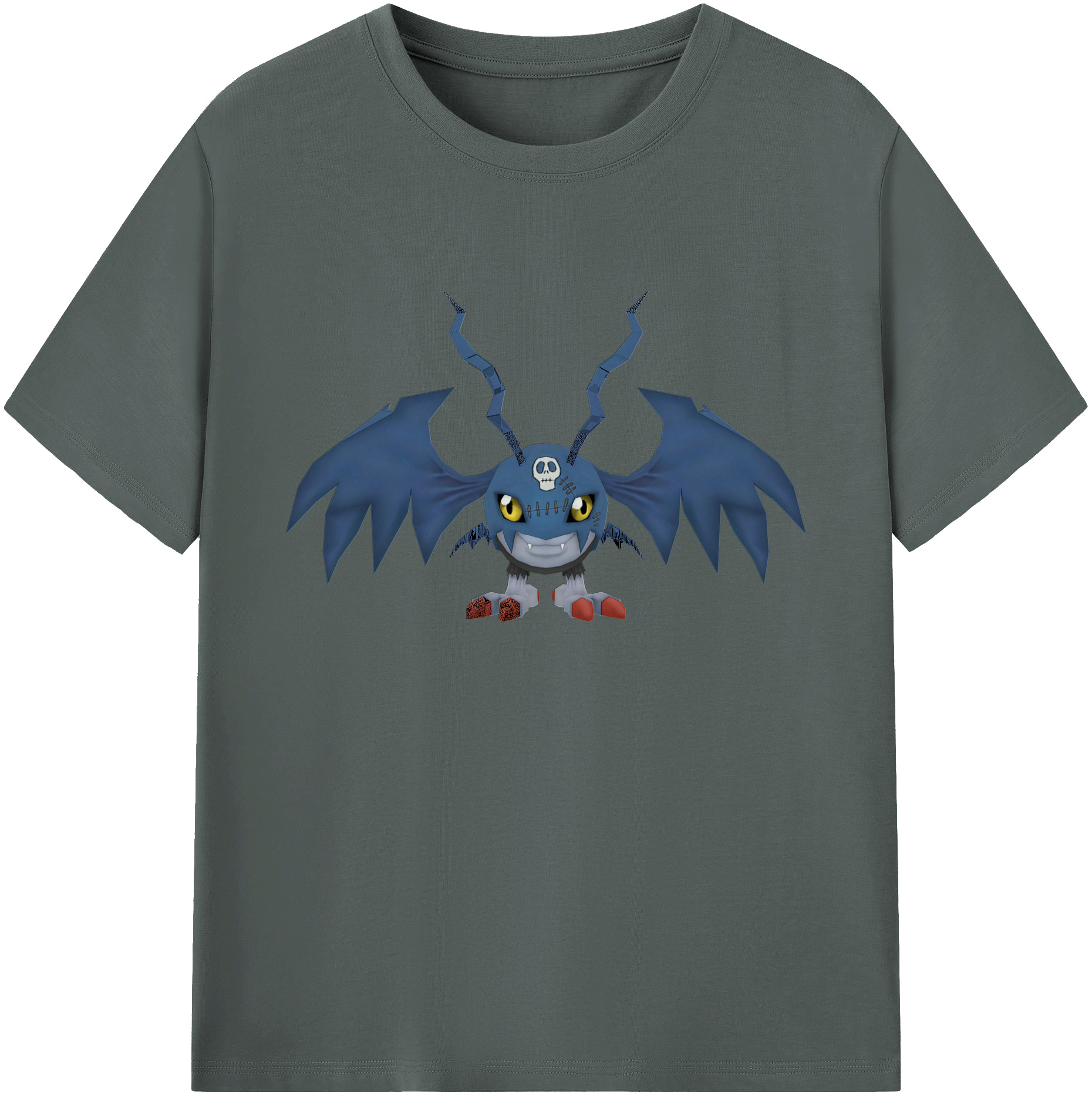 （画像用） Digimon デジタルモンスター/デジモン 綿100％ メンズ半袖Tシャツ｜肌触りやわらか＆通気性